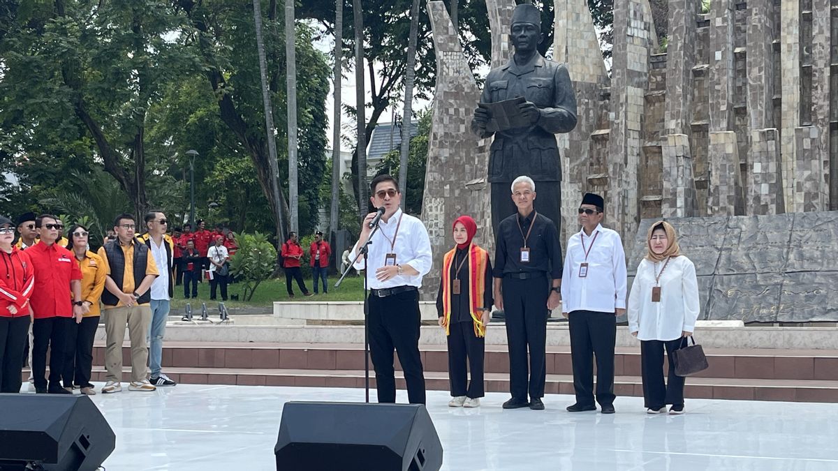 Sebelum ke KPU, Ganjar-Mahfud Bakal Mampir dulu ke Taman Suropati