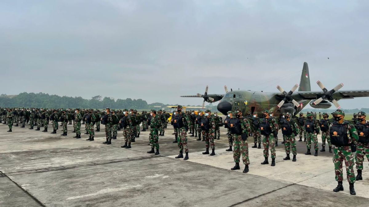 Arriving In Jakarta, 176 TNI Health Officers Strengthen The Handling Of COVID-19 At Wisma Atlet And Nagrak Flats