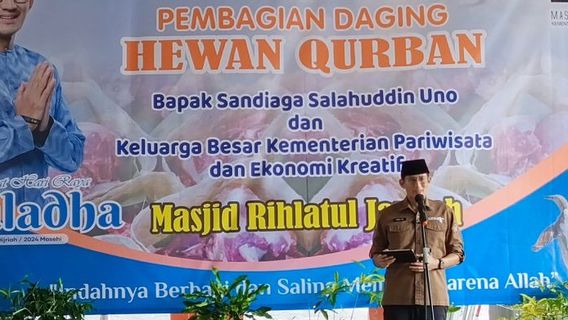 Menparekraf Sandiaga Uno: Iduladha 2024 Berkontribusi Rp200 Triliun untuk Perekonomian Indonesia