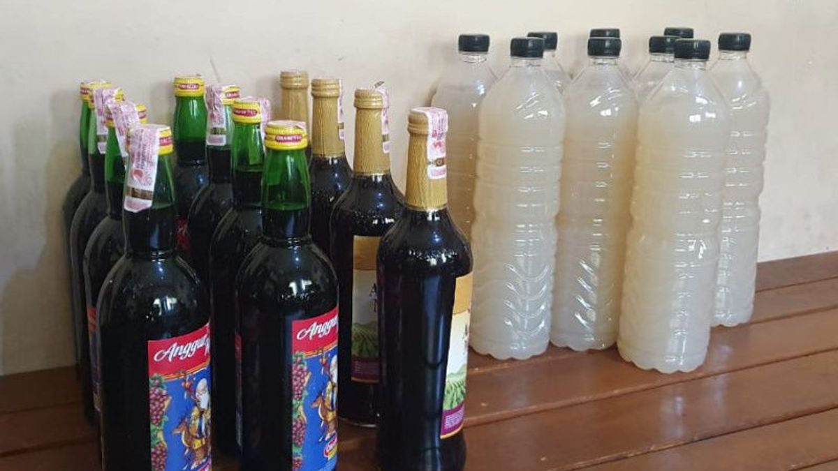 3 People Died Due To Mirax Oplosan, Bantul Police Holds Action Operations Sita Hundreds Of Bottles Of Alcoholic Drinks