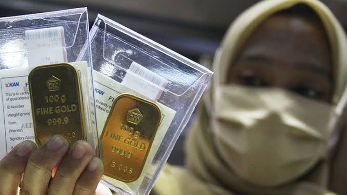 Antam Stagnant Gold Price At The Beginning Of The Week, Segram Appreciated Rp1,057,000