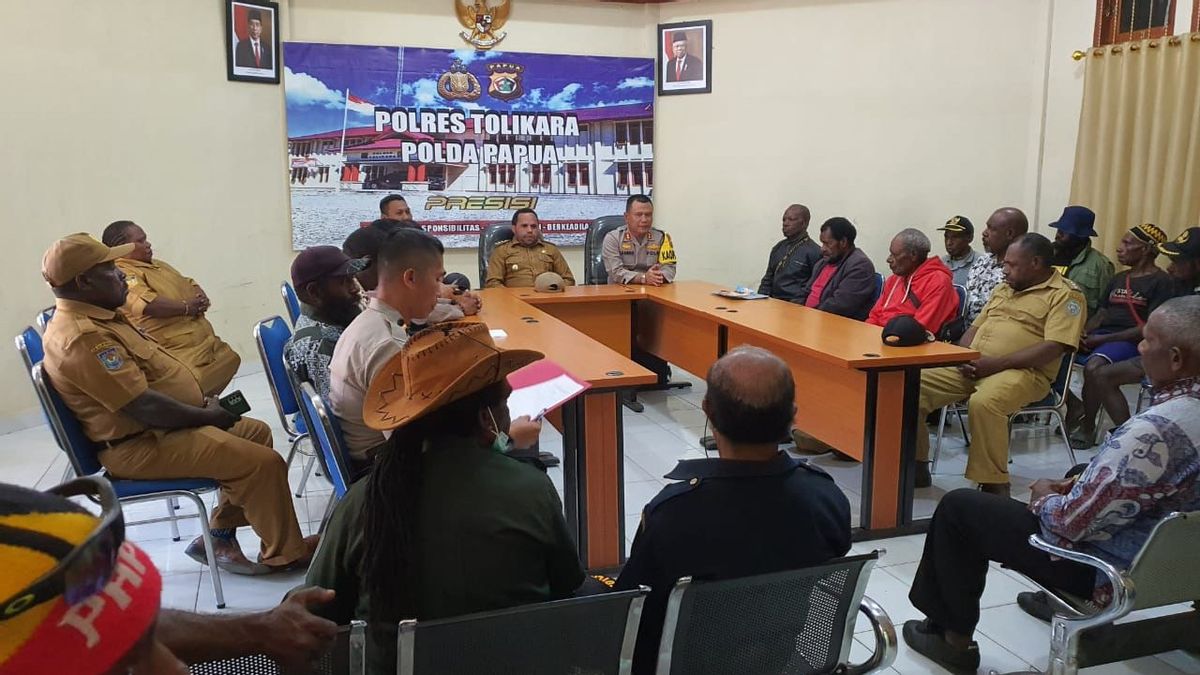 Polisi Mediasi Pertikaian 2 Kelompok Warga di Tolikara Papua