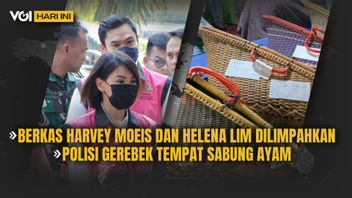 VOI Hari Ini: Kelanjutan Kasus Harvey Moeis dan Helena Lim, Polisi Gerebek Tempat Sabung Ayam