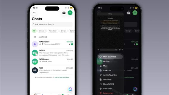 WhatsAppが「液体ガラス」のデザインをiOS 26のすべてのユーザーに拡大