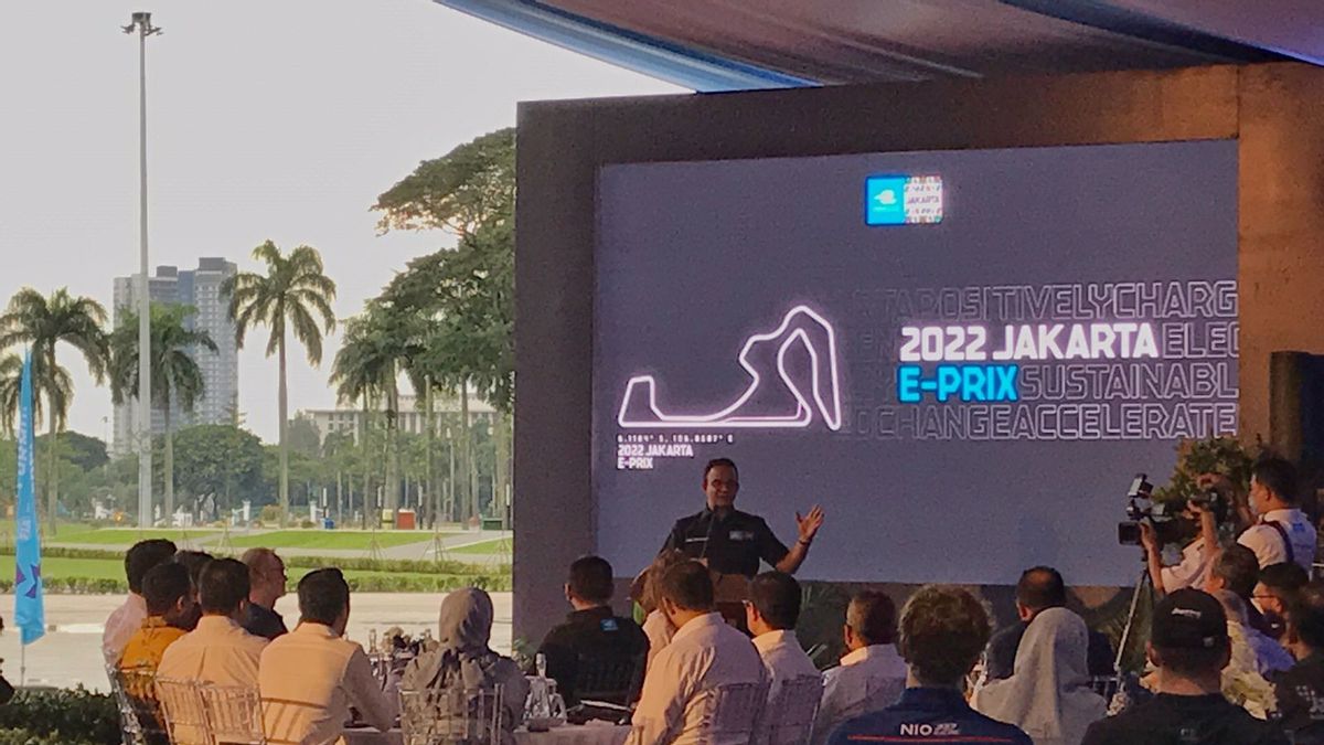 Meet And Greet Formula E Racer, Anies Tells Of The Difficulty Of Planning A Race Due To The Pandemic