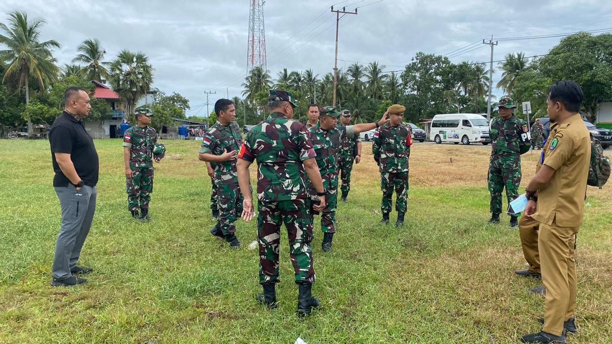 Danrem 092/Maharajalila Cek Langsung Lokasi Rencana Kunjungan Kerja KSAD