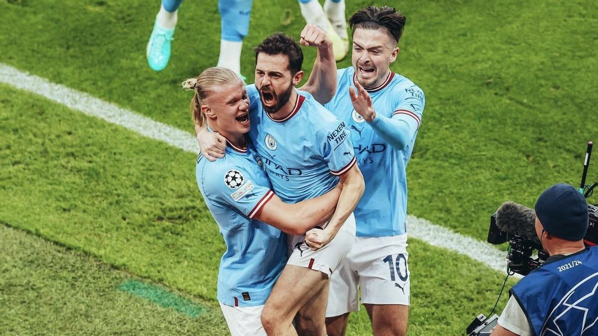 Manchester City Wins the English League, Haaland's Reaction: Paid Off!