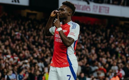 Bukayo Saka Buat Rekor, tapi Kecewa Hasil Imbang Arsenal Lawan Liverpool