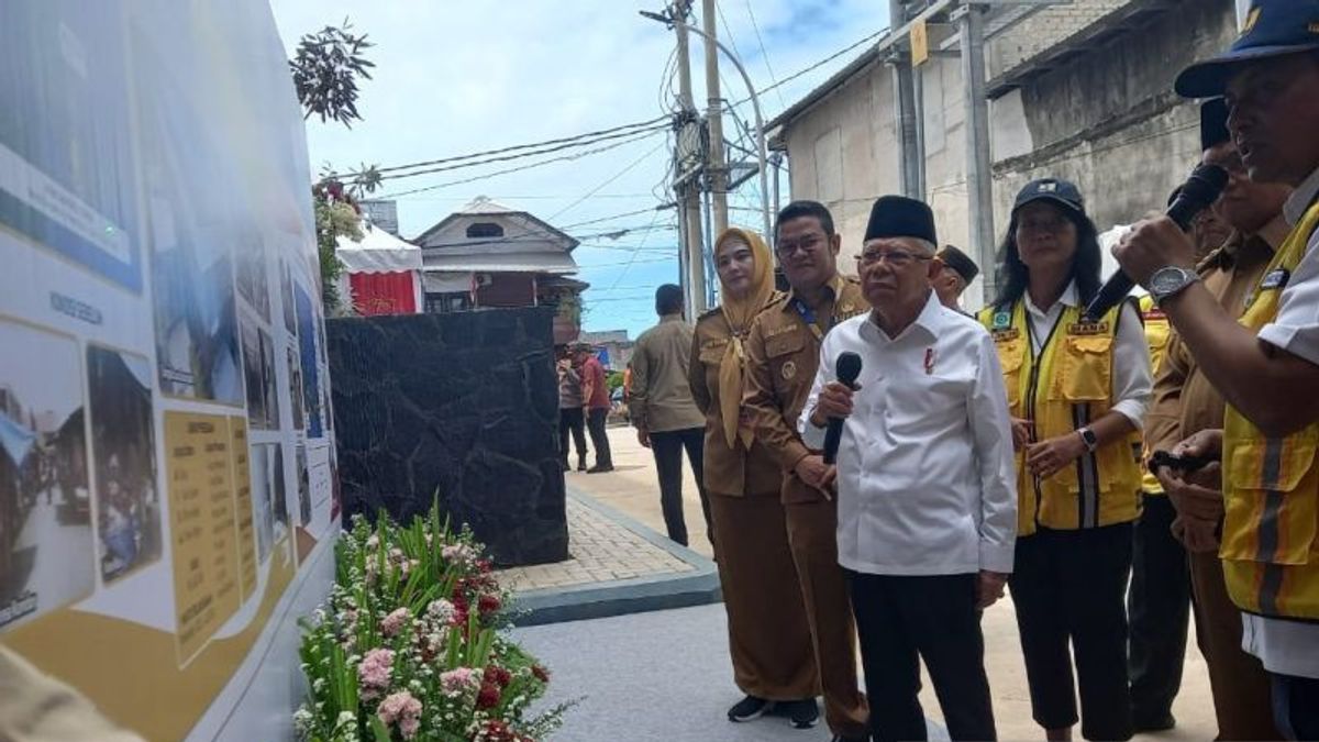 Resmikan Pasar Toboali Babel, Wapres Minta Kebersihannya Dijaga