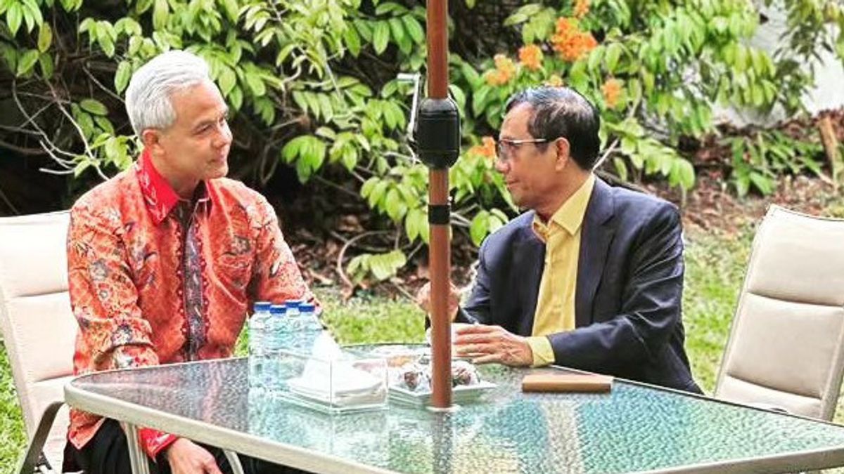 Meeting Mahfud MD, Value Observer Ganjar Pranowo Has A Freedom Room Not A Party Officer