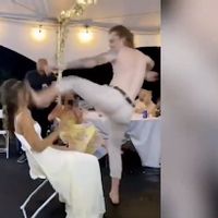 Suami Tak Sengaja Tendang Wajah Istri di Hari Pernikahan, Videonya Viral di TikTok