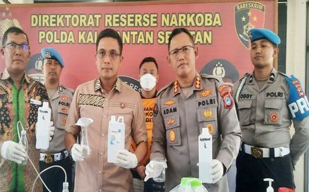 Polda Kalsel Bongkar Industri Rumahan Produksi Narkoba, Sehari Bisa 200 Gram Sabu