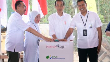 President Jokowi Groundbreaking BPJS Employment Office At IKN