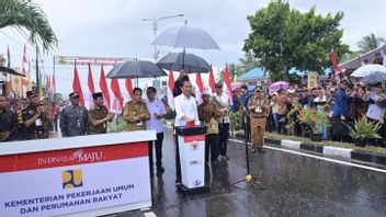President Jokowi Inaugurates 16 Roads In Central Sulawesi