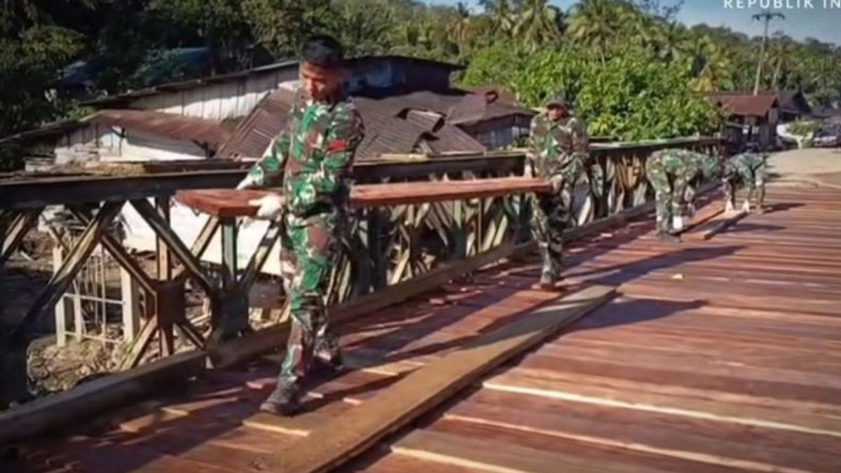 Seskab: Pembangunan Jembatan Bailey di Wilayah Bencana Dipercepat