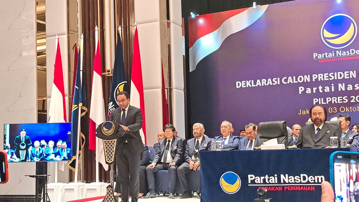 The Declaration Of The NasDem Presidential Candidate Anies Baswedan During The Funeral Of The Malang Contribution, Assessed By Observers, Lacks Of Placement