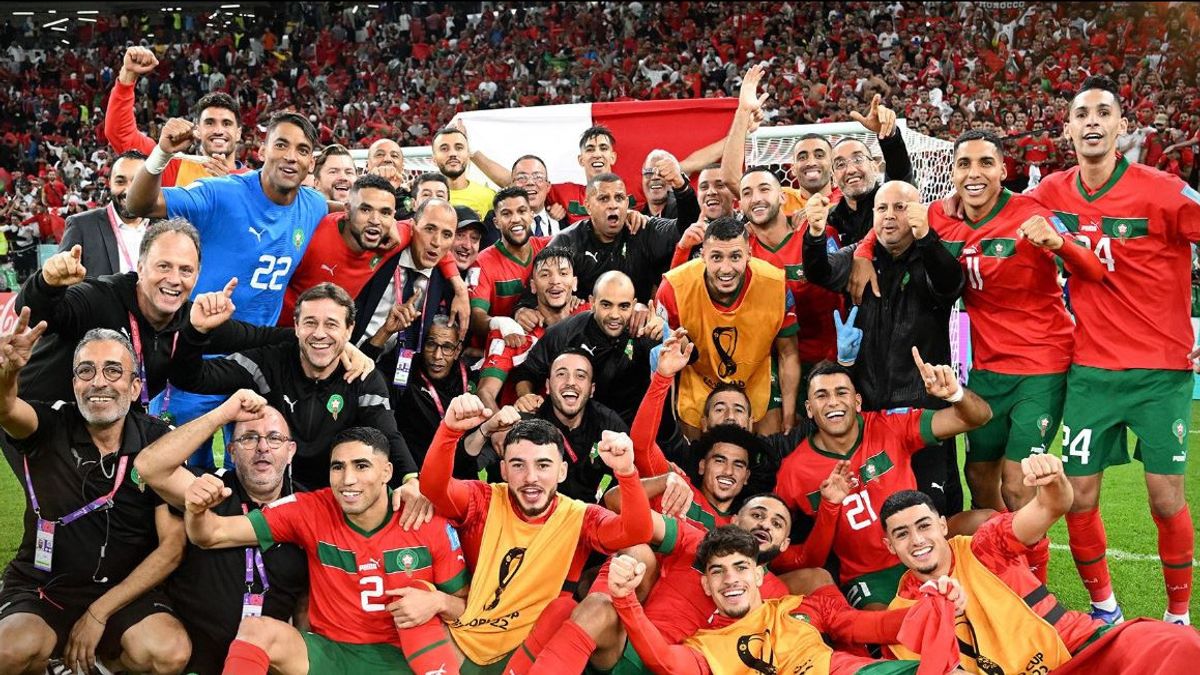 夢を見るのをやめることに消極的なワールドカップで歴史の創造者であるモロッコ代表チームの物語