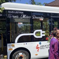 Bus Listrik Trans Metro Dewata Rute Kuta-Nusa Dua Mulai Diuji Coba