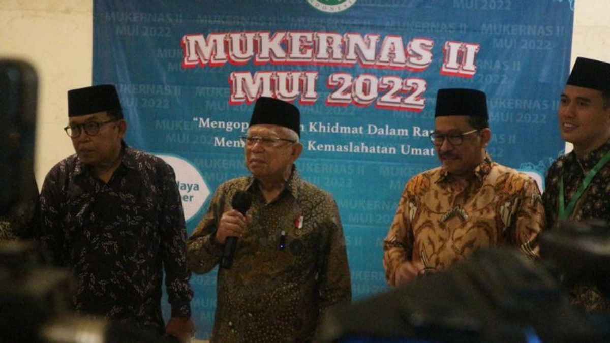 MUI Must Remember Vice President's Message Ma'ruf Amin: There Are Only 1 Vision, No Individual Visions And Groups