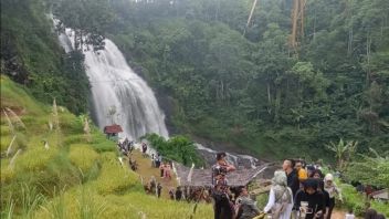 التأهب لاحتمال الكوارث ، BPBD Sebar المتطوعين لحراسة الوجهات السياحية المائية في Cianjur