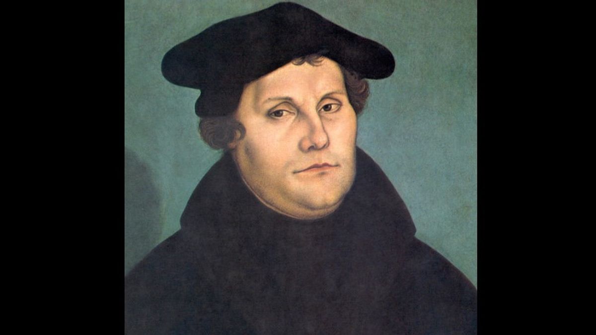 ظهور نظريات لوثر 95 ، لذلك بداية الإصلاح البروتستانتي