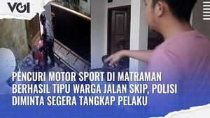VIDEO: Modus Motor Mogok, Aksi Pencurian Motor Sport Terekam Kamera CCTV