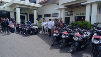 The Time For The Assistance Program For Cooperatives To Run Out, 21 Motorbikes Handed Over Are Withdrawn Again By The Bengkulu City Government