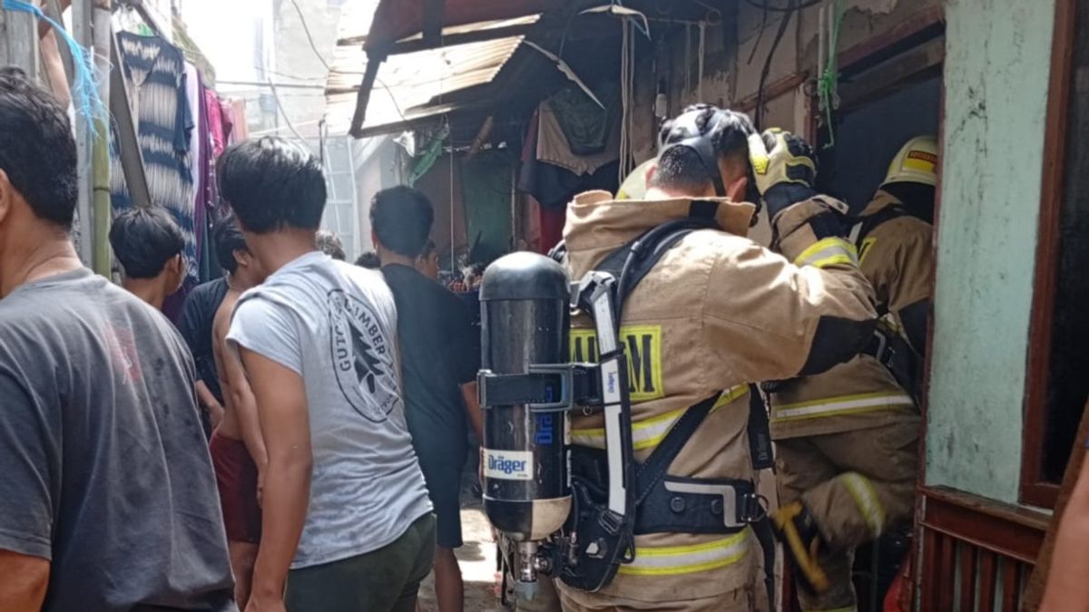  Pemukiman Padat Penduduk di Koja Jakut Hangus Terbakar Akibat Korsleting Listrik