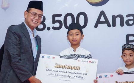 Bank DKI Gelar Santunan kepada 8.500 Yatim dan Dhuafa