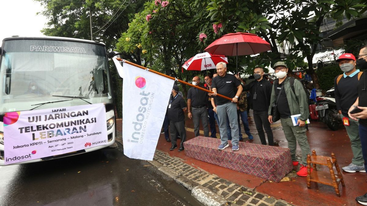 [FOTO] Indosat Ooredoo Hutchison Optimalisasi Jaringan saat Momen Mudik Lebaran 2022