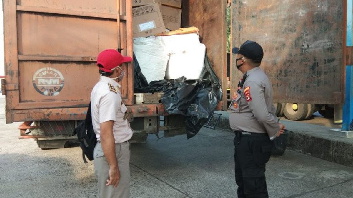 La Contrebande De 1,1 Tonne De Viande De Sanglier à Lampung A été Révélée Par L'équipe Conjointe