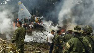 Pesawat Hercules Militer Kolombia Jatuh, Tewaskan 66 Orang