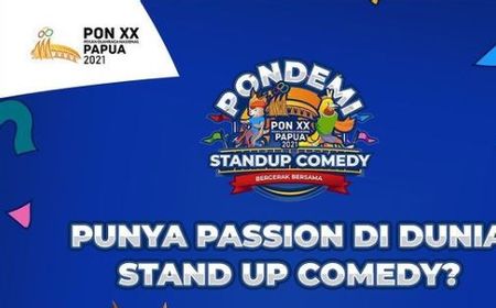 Sambut Persiapan PON Papua Panpel Gelar Lomba  Stand-Up Comedy Virtual