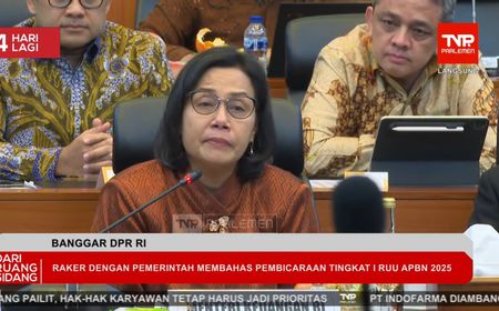 Diiringi Tangisan dan Tepuk Tangan, Sri Mulyani Berpamitan Saat Rapat dengan Banggar DPR