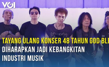 VIDEO: Tayang Ulang Konser 48 Tahun God Bless Diharapkan Jadi Kebangkitan Industri Musik