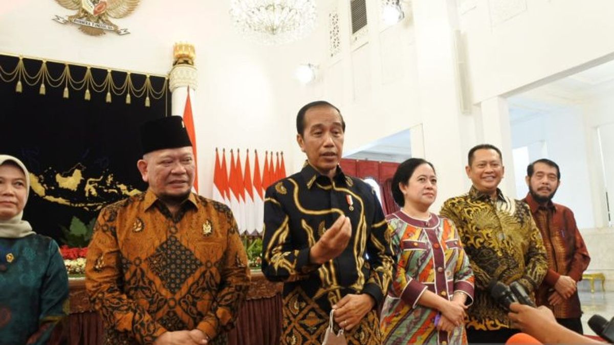 Alluding To The Fatness Of The Subsidy Budget In The State Budget When Meeting With Leaders Of State High Institutions, Jokowi: Other Countries Fuel Prices Rise 2 Times