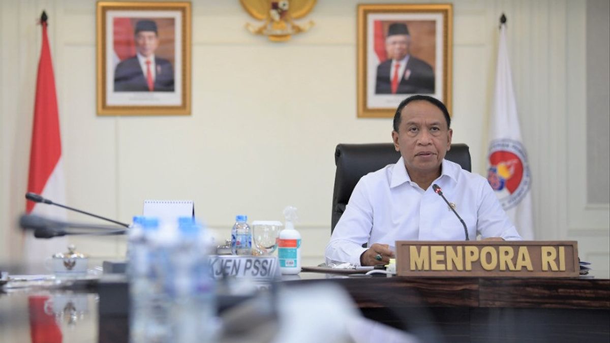 Menpora Behind His Desire To Be Deputy Chairman Of PSSI