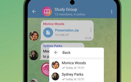 Telegram Kini Tampilkan Waktu Membaca Pesan Setiap Orang di Grup Kecil