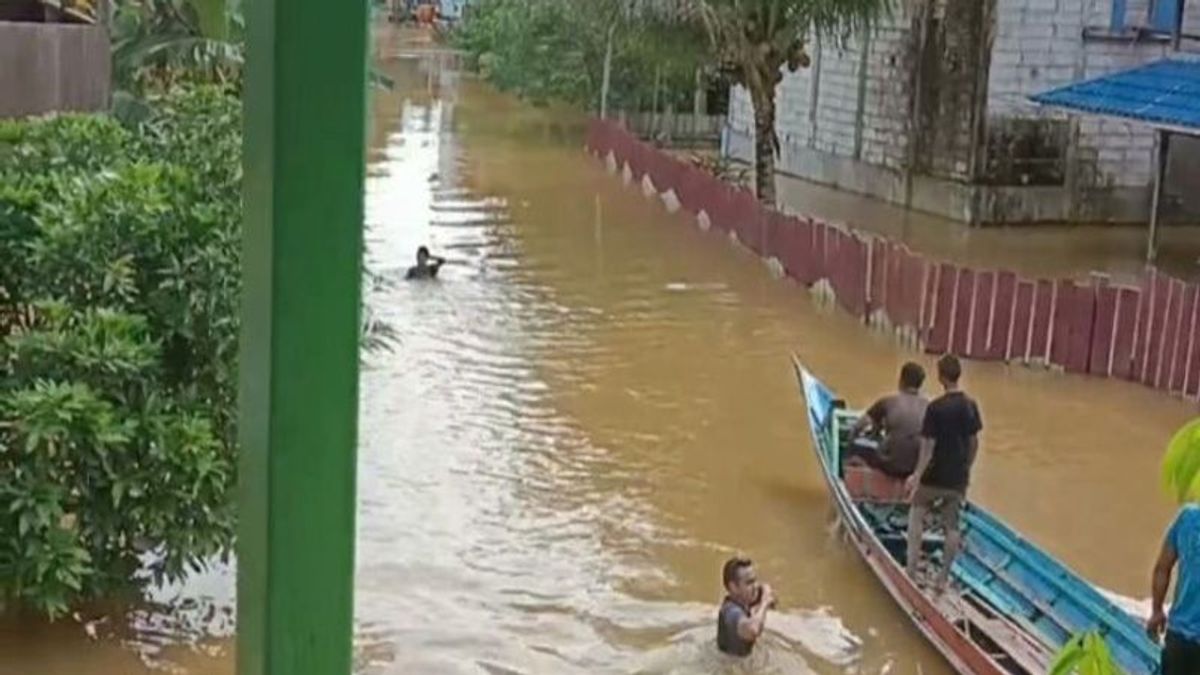 Central Kalimantan Katingan Floods Dam 25 Villages, 3,307 Affected Families Still Stay At Home