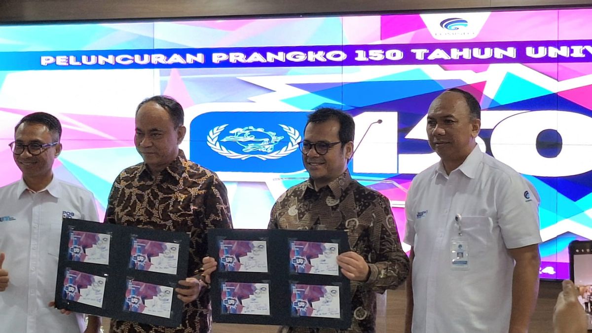 UPU、Kominfo、Pos Indonesiaの150周年を祝う特別切手を発売