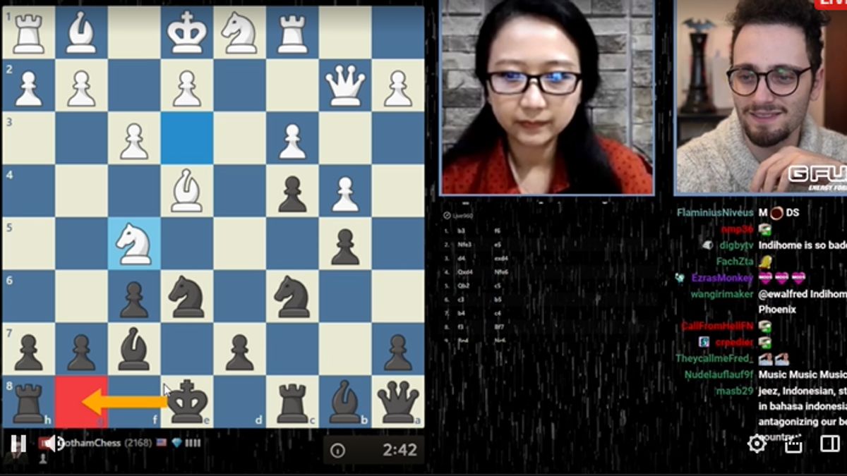 Regarder GM Irene Sukandar Vs GothamChess Chess Duel, Voici Twitch Streaming Link 