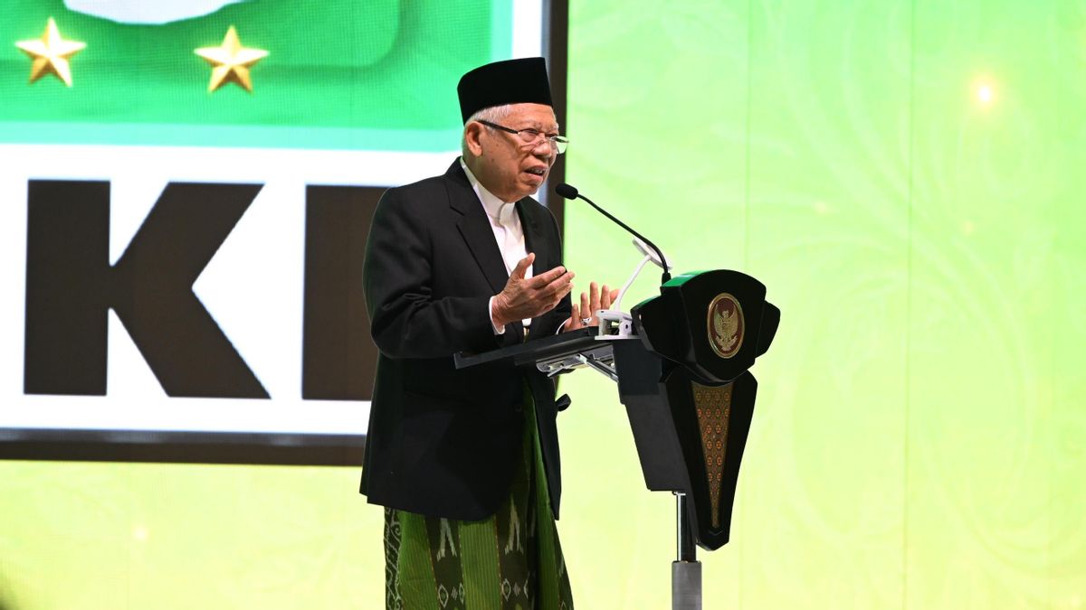 Becoming Chairman Of The PKB Syuro Council, Ma'ruf Amin: If Kiai Has Asked, The Nolaklan Is Difficult