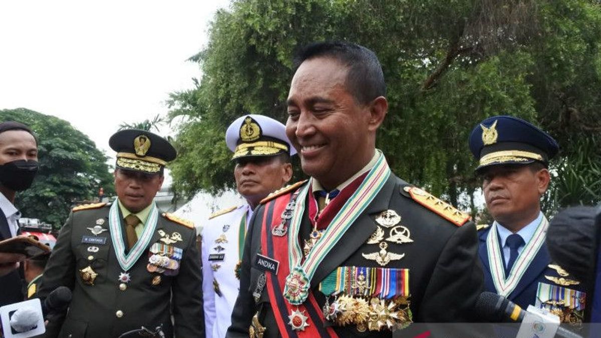 ينتهي المنصب في ديسمبر 2022 ، قائد TNI يتصل بالرئيس جوكوي عادة ما يحدد الاستبدال
