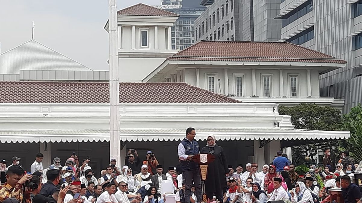 إنهاء منصبه كحاكم ل DKI جاكرتا ، أنيس باسويدان: العمل من أجل إندونيسيا لا يتوقف عند هذا المكان