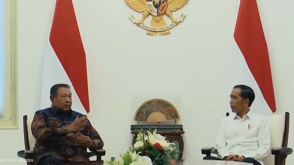 Jokowi Rahasiakan Isi Pertemuannya dengan SBY di Istana Bogor
