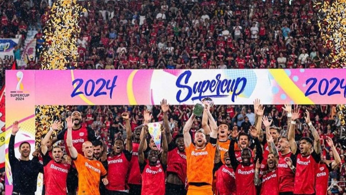 Bayer Leverkusen 2024 German Super Cup Champion