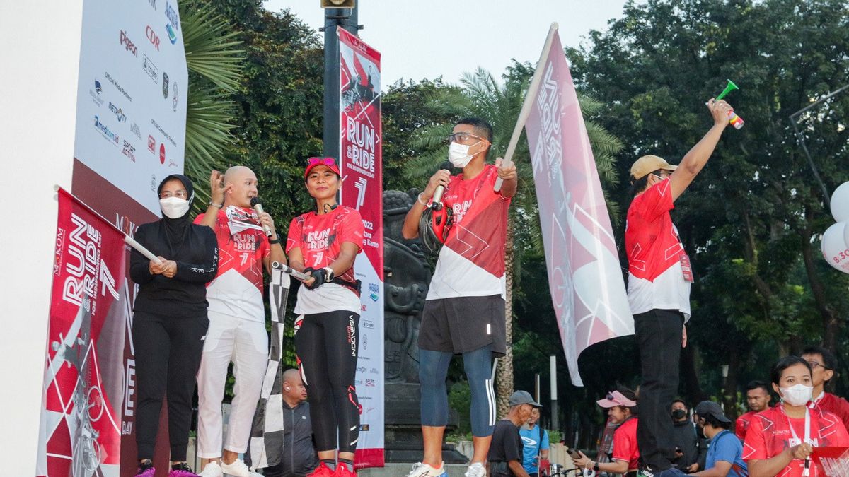 Dibuka Menparekraf Sandiaga Uno, Run & Ride for Independence Day 2022 jadi Momen Selebrasi Pulihnya Kesehatan Bangsa Indonesia