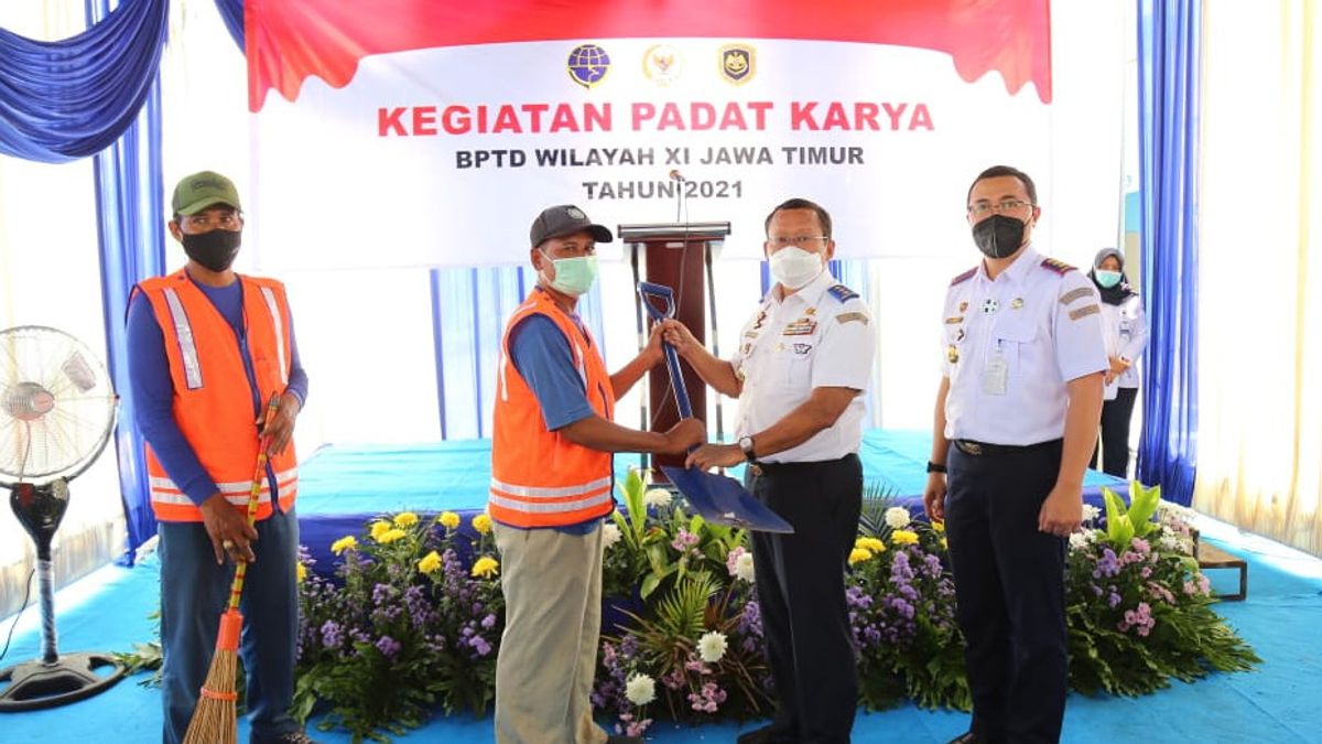 Dirjen Hubdat Giatkan Program Padat Karya dari Aceh Sampai Papua