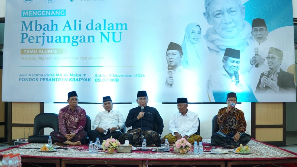 Kumpul Alumni Krapyak, Ketum PBNU: Santri Mbah Ali Maksum itu Bejo