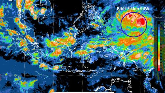 熱帯低気圧94Wの種子があり、BNPBは30知事に警告します